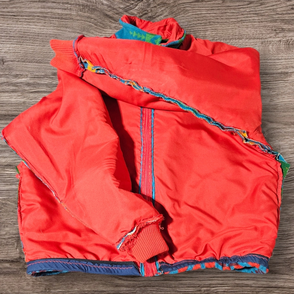 Vintage Pendleton Aztec Bomber Jacket Beaver Stat… - image 11